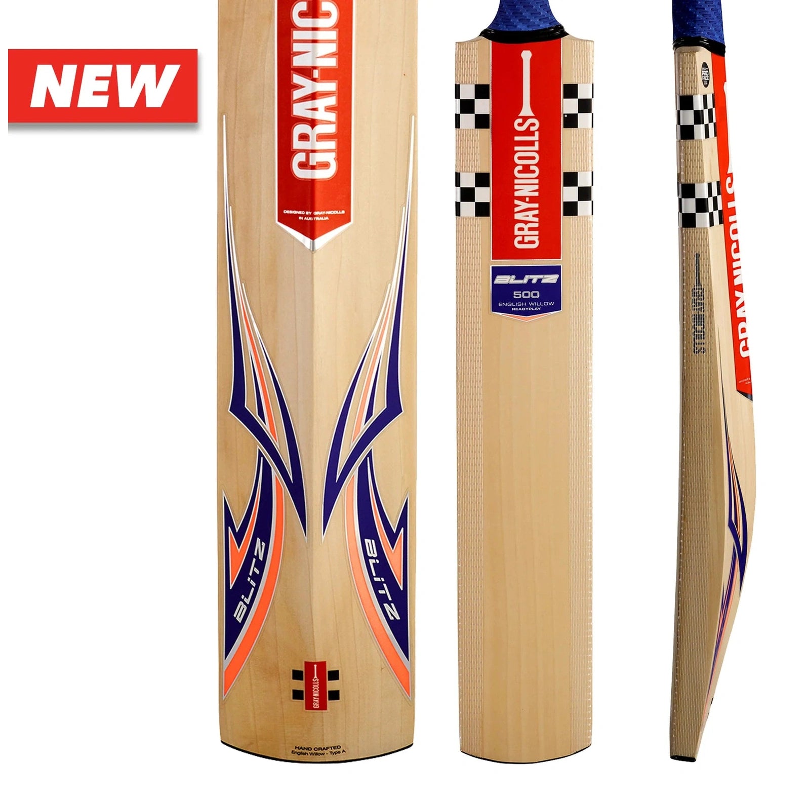 Gray Nicolls Blitz 500 Adult Cricket Bat (Ready Play)