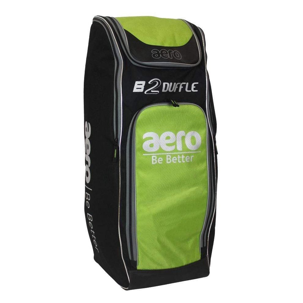 Aero Cricket Bags Green with Black Highlights Aero B2 Midi Duffle Cricket Bag