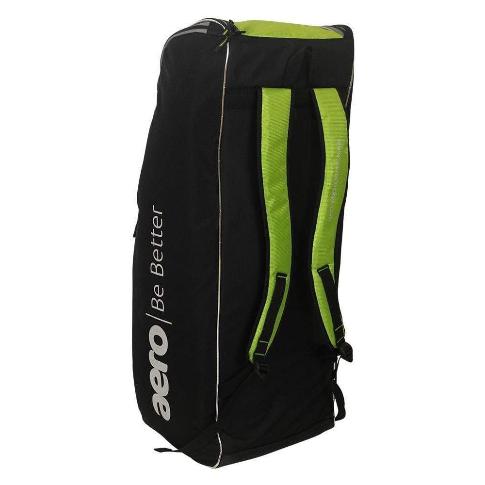 Aero Cricket Bags Green with Black Highlights Aero B2 Midi Duffle Cricket Bag