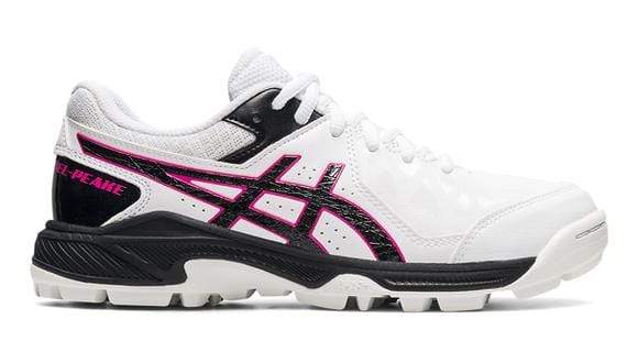 Asics Footwear White Black / 1 Asics Gel Peake Kids Cricket Shoes 2021