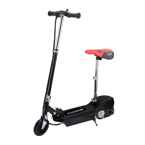 Bikes & Trikes Electric Scooter Black Kids Electric Scooter with Seat