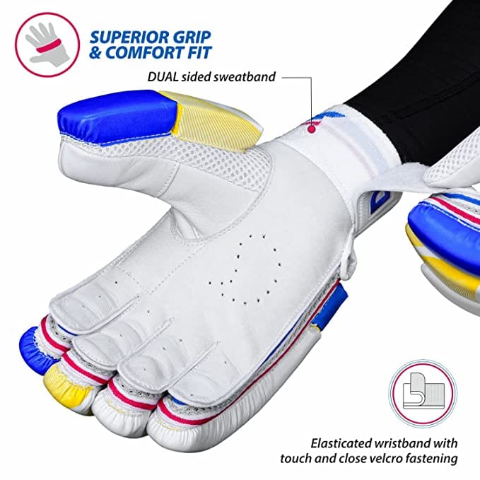 DSC Batting Gloves Boys / RH Intense Rage Cricket Batting Gloves Boys