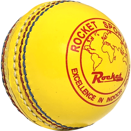 Kookaburra Cricket Balls Rocket Indoor Cricket Ball Yellow