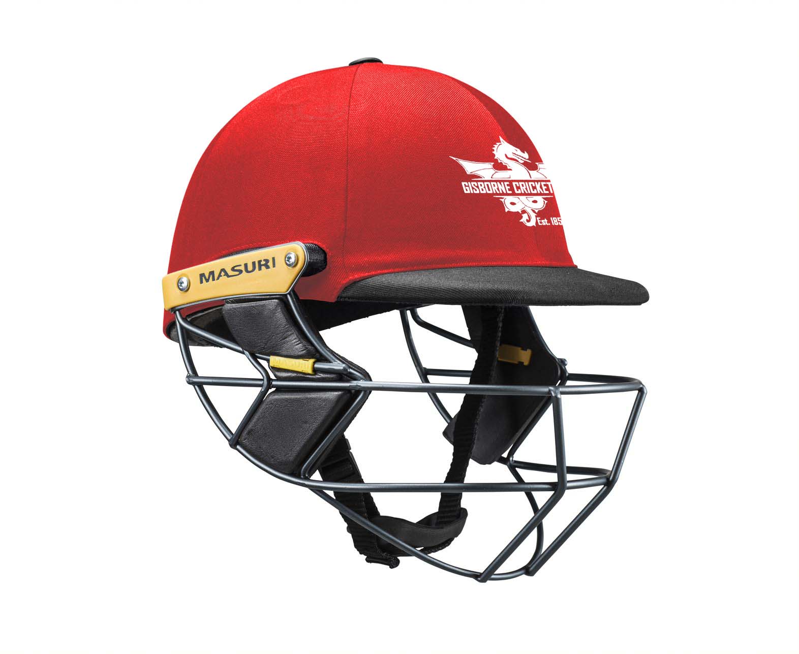 Masuri Club Helmet Gisborne Cricket Club Helmet