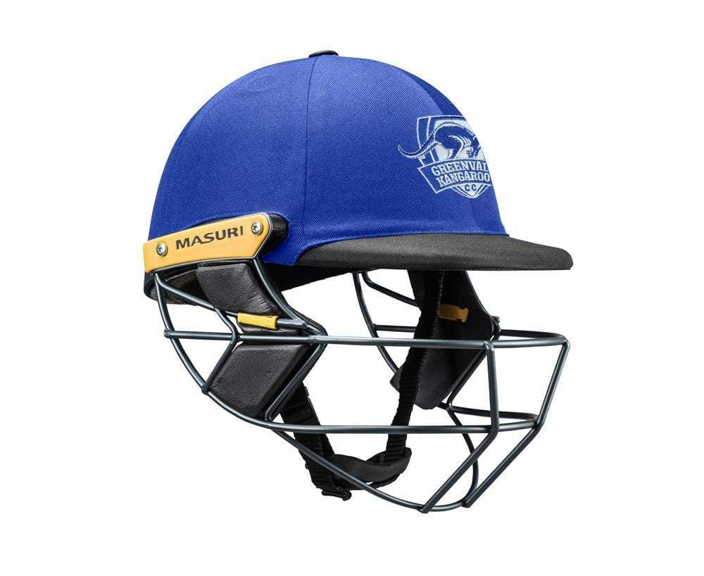 Masuri Club Helmet Greenvale Kangaroos Cricket Club Helmet