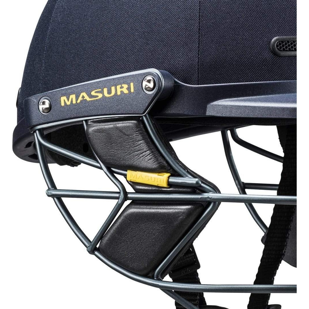 Masuri Helmet Navy / Junior Small Masuri Vision Test Steel Cricket Helmet