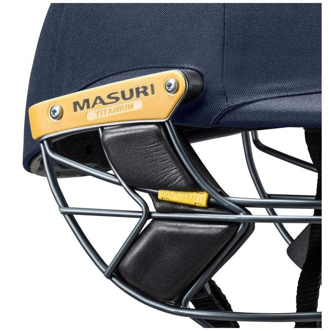 Masuri Helmet Navy / Senior Medium Masuri Original Elite Titanium Cricket Helmet