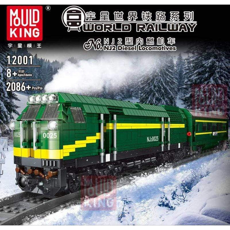 Mould King Toys Mould King 12001 NJ2 Diesel Locomotives