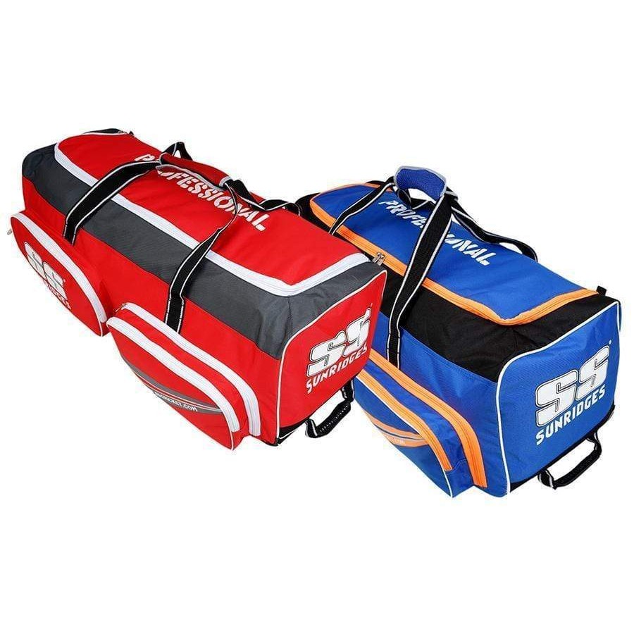 SS Cricket Bags SS Ton Professional Wheelie Blue Cricket Kit Bag