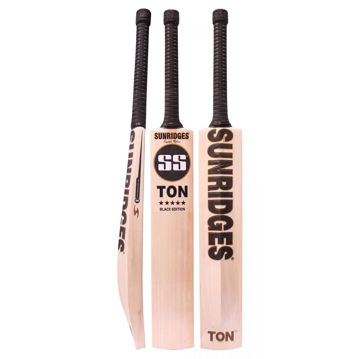 SS Cricket Bats Short Hand / 2'8 SS Retro Black Edition Adult Cricket Bat