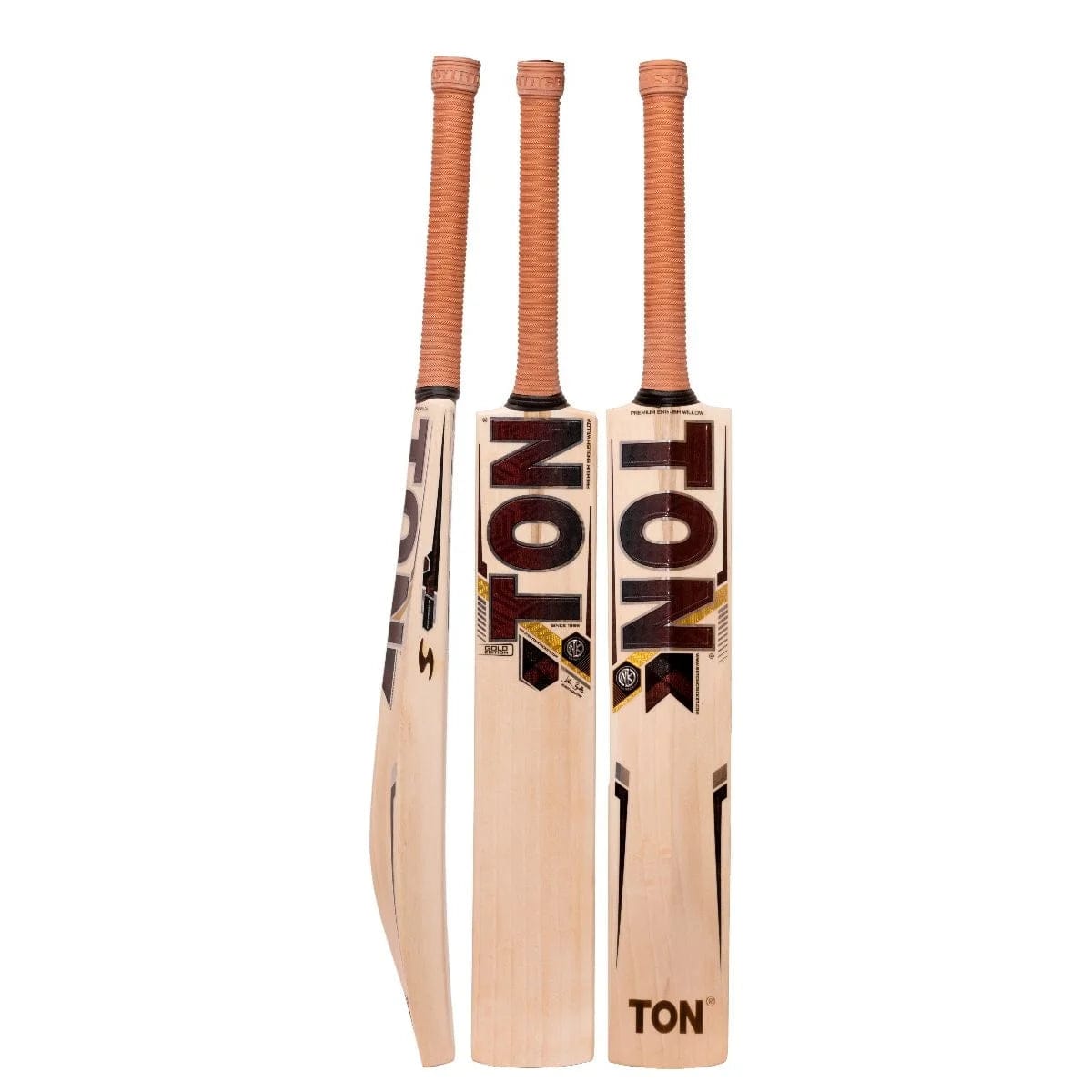 SS Cricket Bats Short Hand / Medium 2lbs 8oz - 2lbs 10oz SS Ton Gold English Willow Cricket Bat