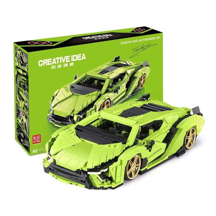 WSC Lego Mould King 10011 Lamborghini Sian Sports Car Building Blocks Toy Set