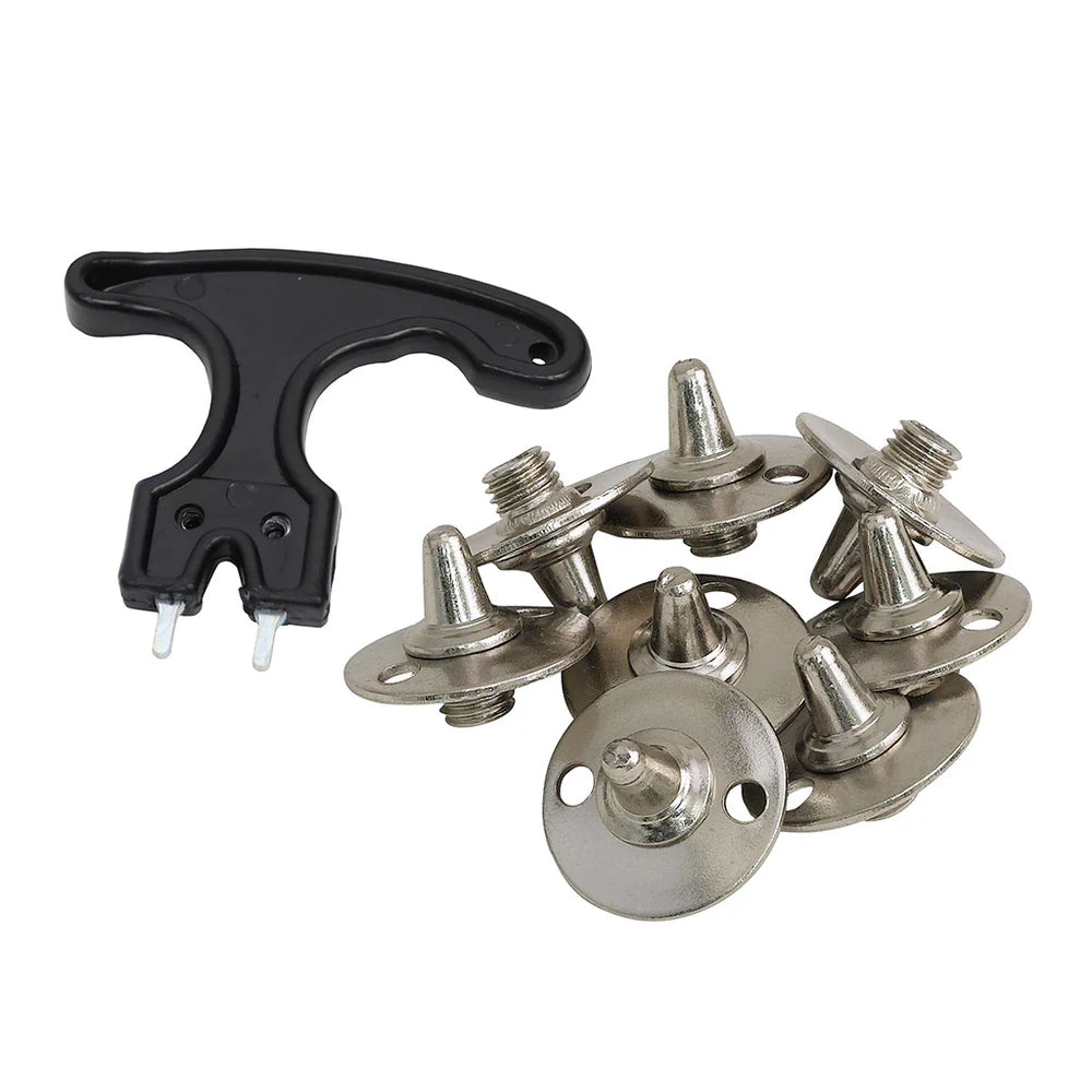 Gray-Nicolls 23 Spikes & Spanner – Metal Cricket Shoe Replacement Spikes