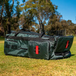 Green sports bag with 'Gray-Nicolls' branding 21615_GN_1500_Wheel_Bag_5