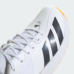 Adidas 22YDS JQ8545 7/2 Full Spike Cricket Shoes 2026 – White/Aurora Onix/Lucid Tangerine