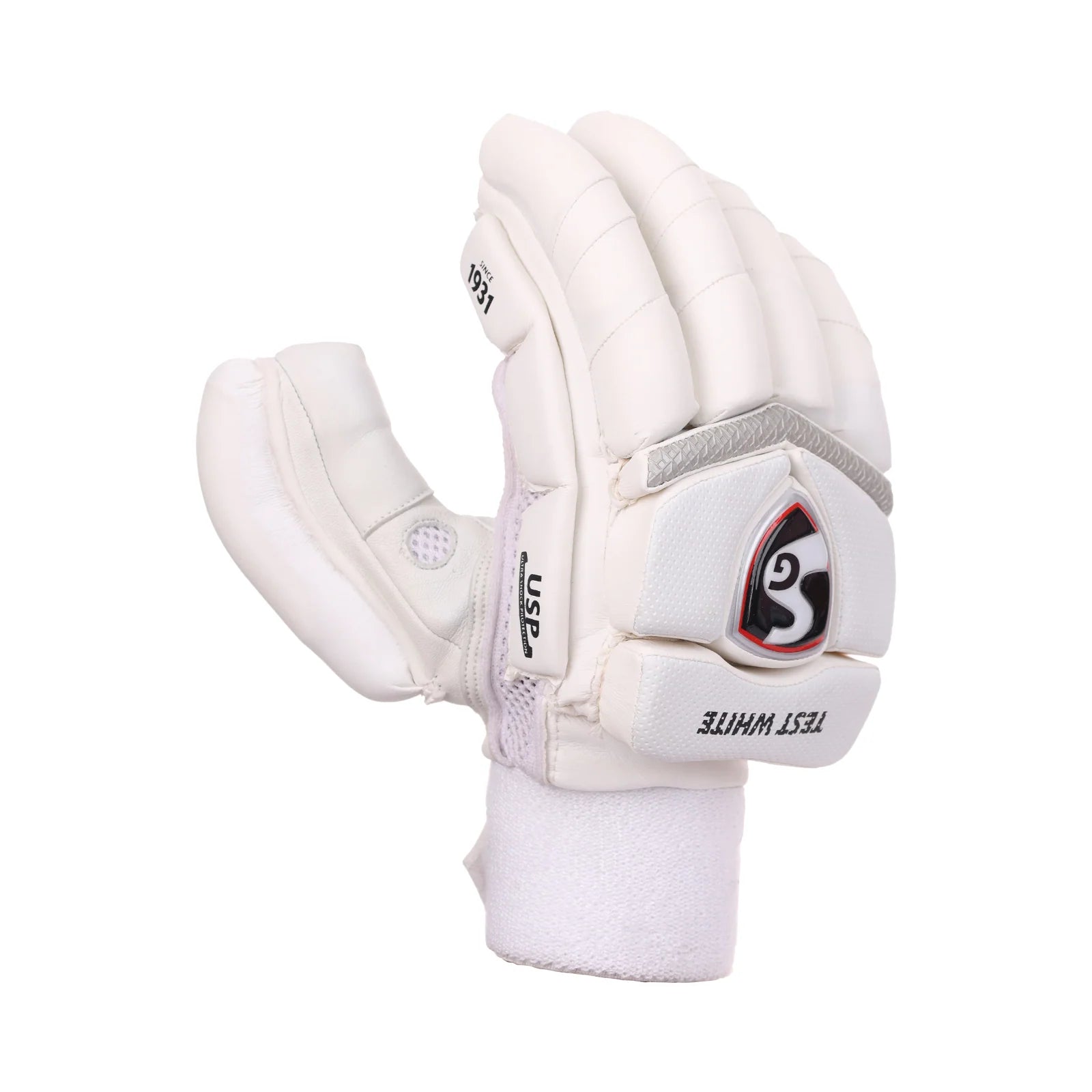SG Test White Adults Cricket Batting Gloves