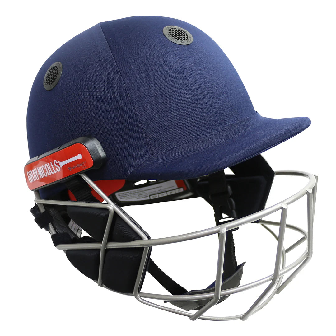 Gray Nicolls Evo+ Cricket Helmet with Neckguard Titanium Grill