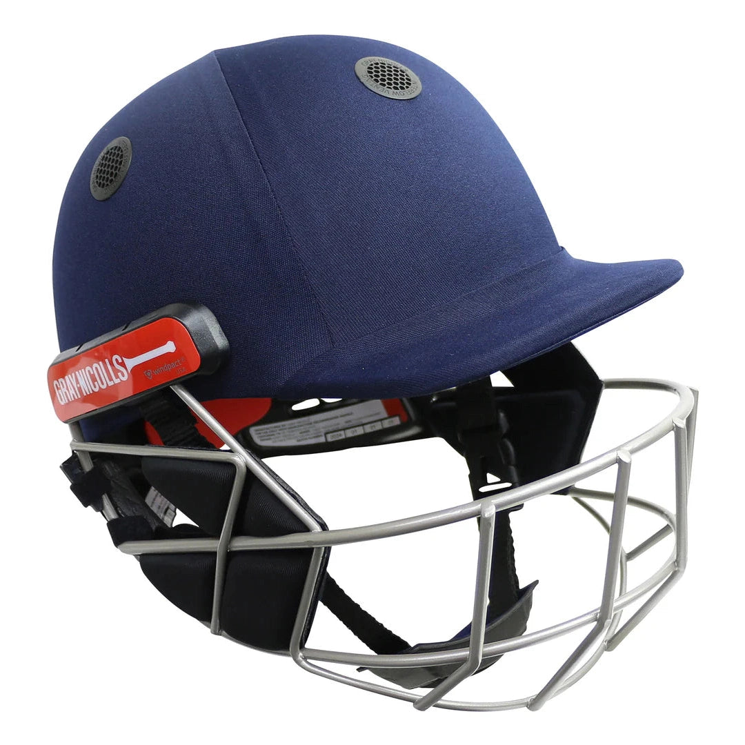 Gray Nicolls Evo+ Cricket Helmet with Neckguard Titanium Grill