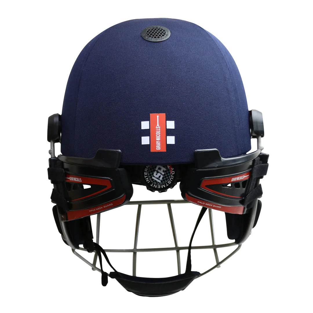 Gray Nicolls Evo+ Cricket Helmet with Neckguard Titanium Grill