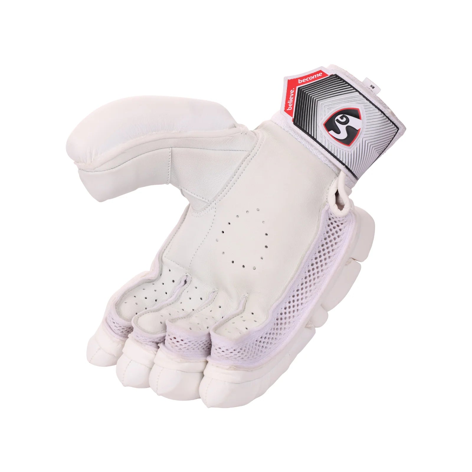 SG Test White Adults Cricket Batting Gloves