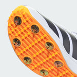 Adidas Adipower Incurza JQ8553 7/3 Spike Cricket Shoes 2026 – White/Onix/Tangerine