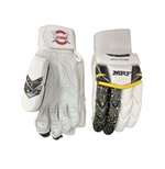 MRF Genius Soldier Adult Cricket Batting Gloves – Leather Palm
