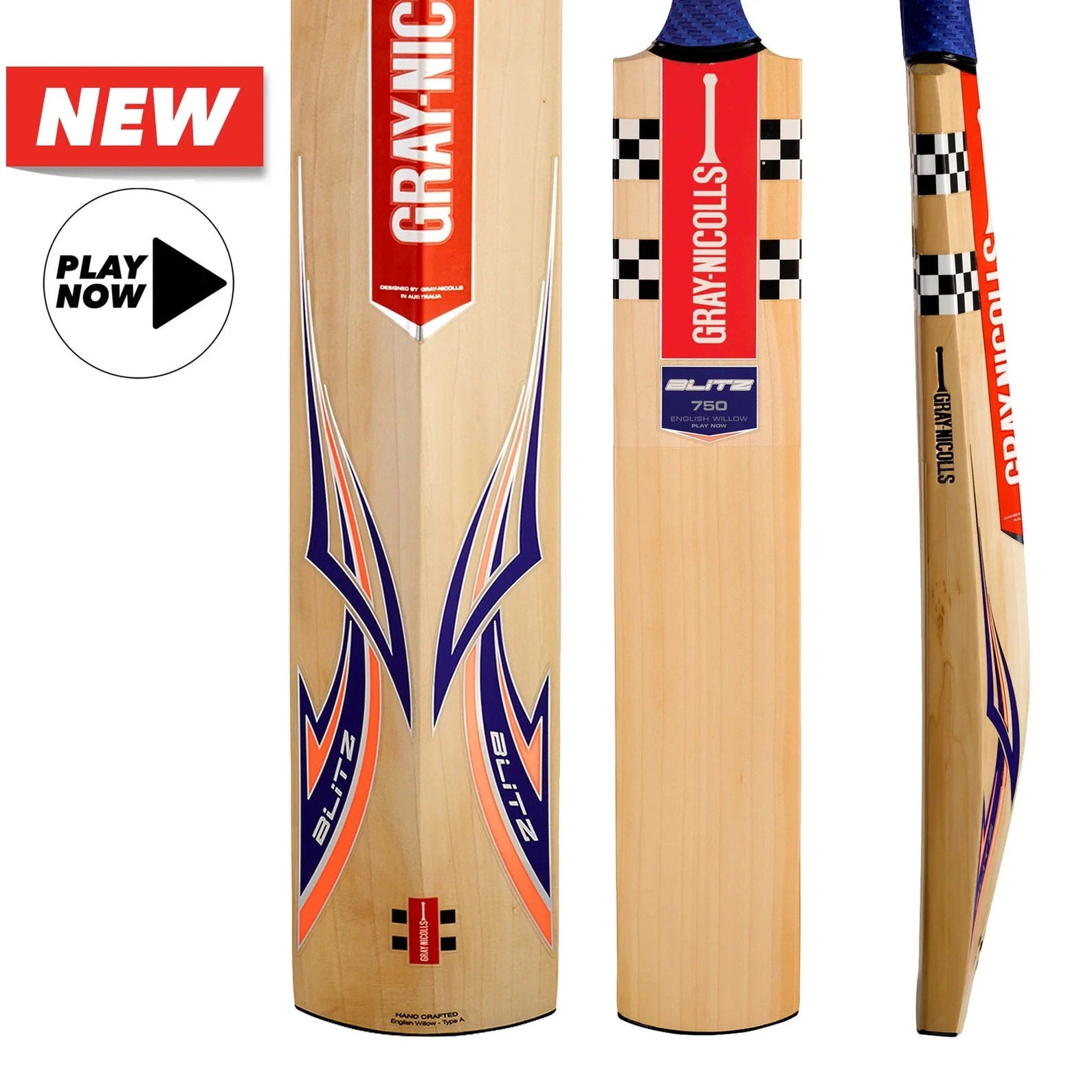 Gray Nicolls Blitz 750 Adult Cricket Bat (Play Now)