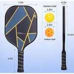 Hitman45 Pickleball Carbon Fibre Paddle