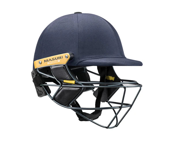 Masuri E Line Titanium Senior Cricket Helmet with StemGuard – Premium Titanium Grille Cricket Helmet