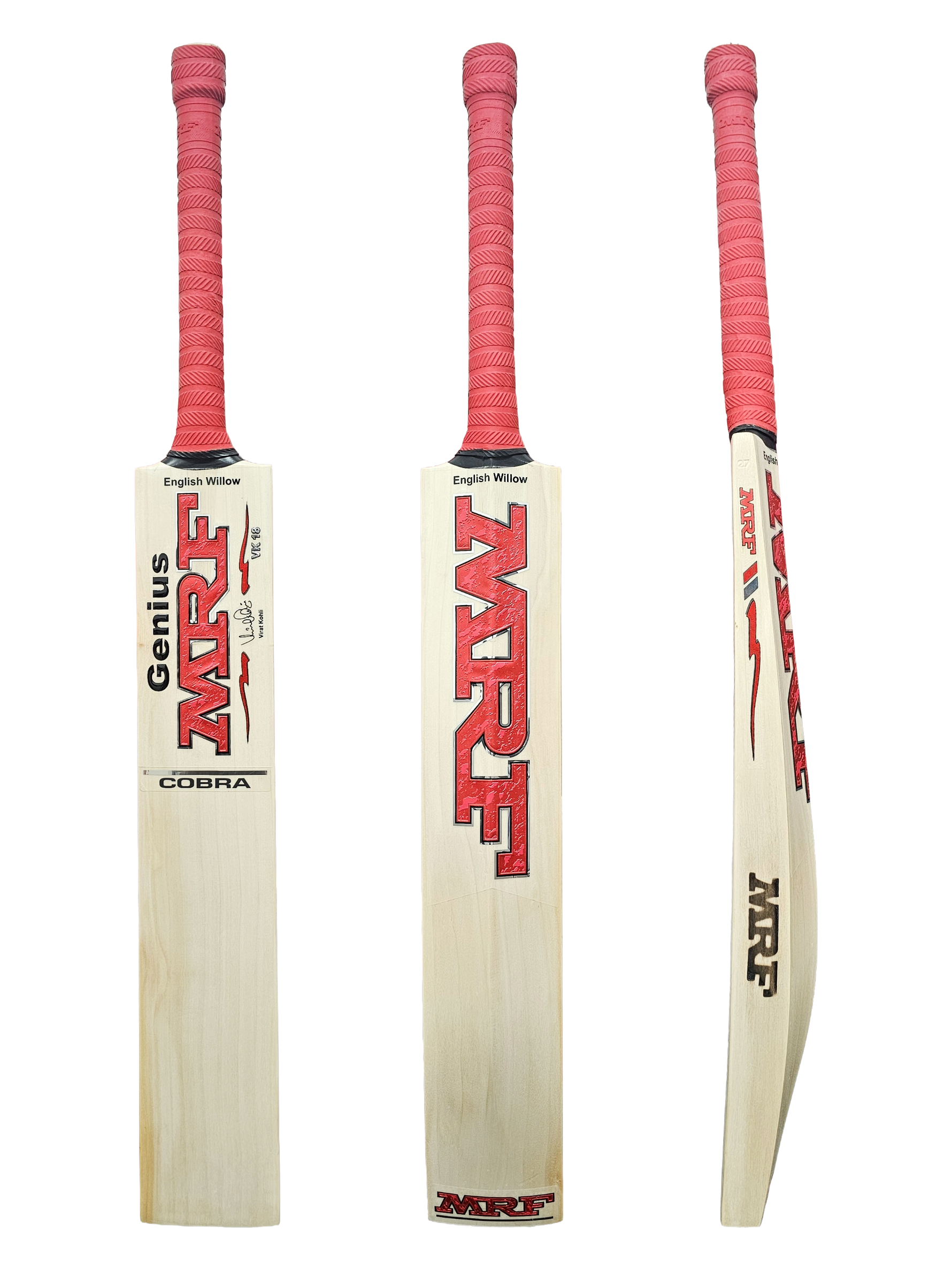 MRF Genius Cobra Adult Cricket Bat  - Grade 2 English Willow