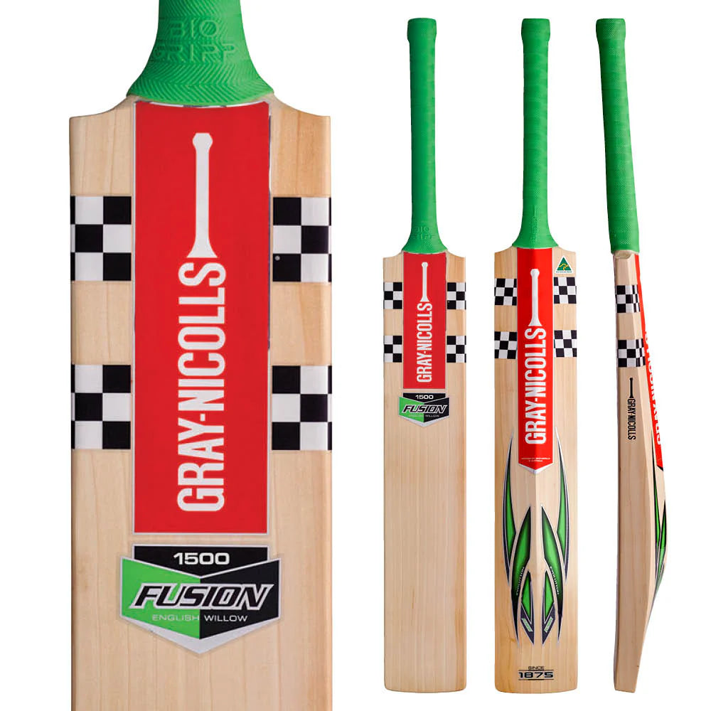 Gray-Nicolls Fusion 1500 Junior Cricket Bat – Grade 1 English Willow