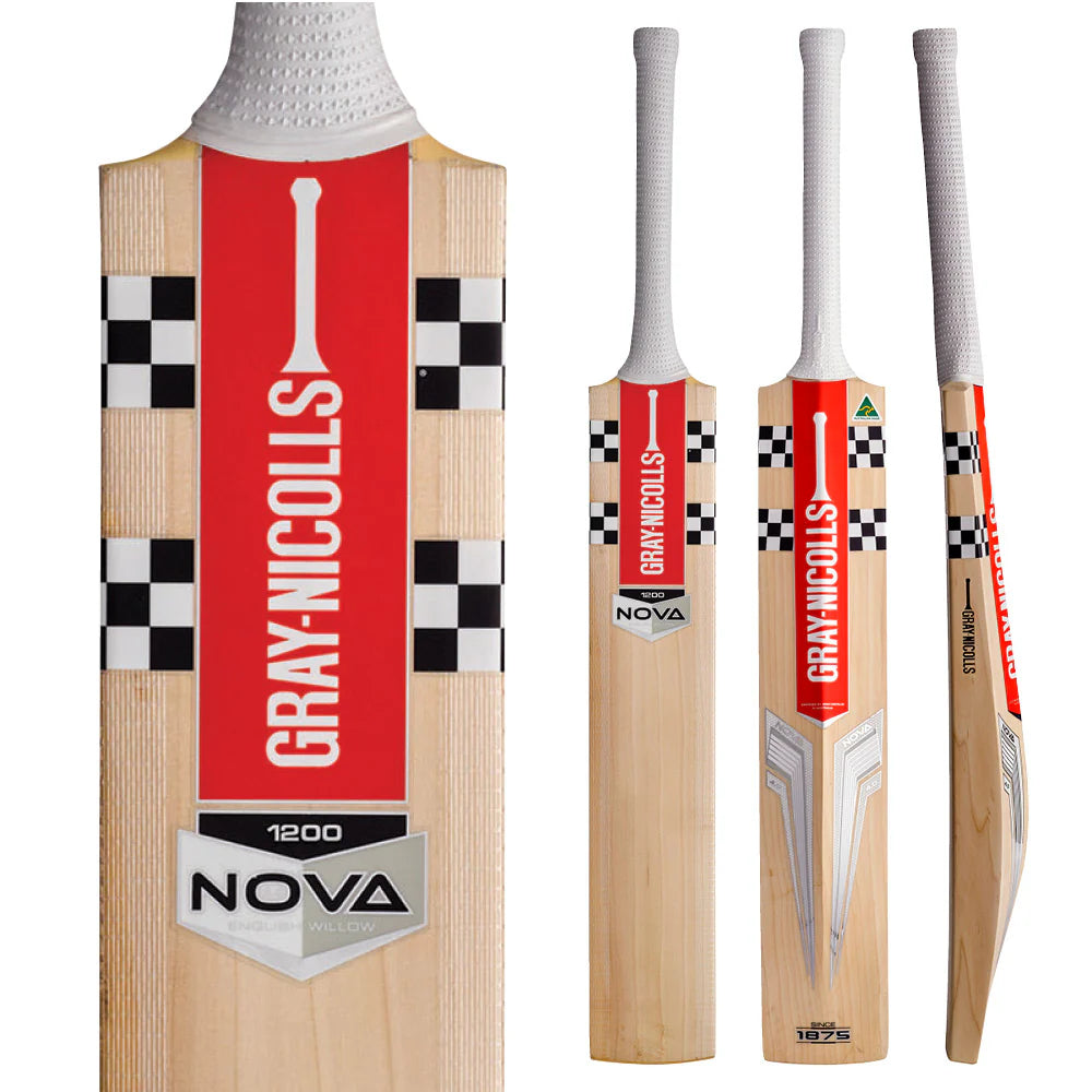 Gray-Nicolls Nova 1200 Junior Cricket Bat – Grade 3 English Willow