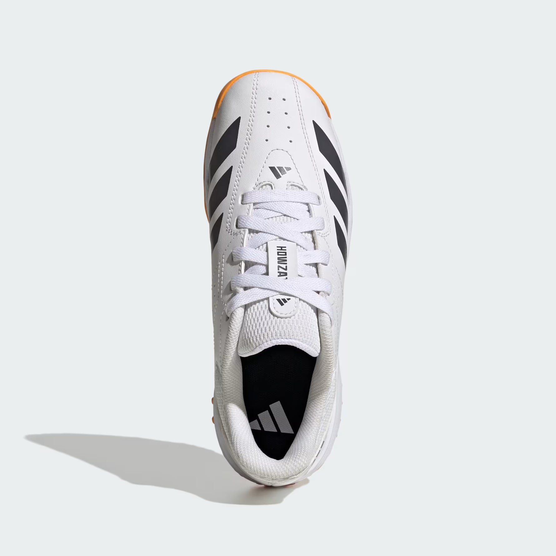Adidas Howzat Junior Spike KH8339 Cricket Shoes 2026 – White/Onix/Tangerine