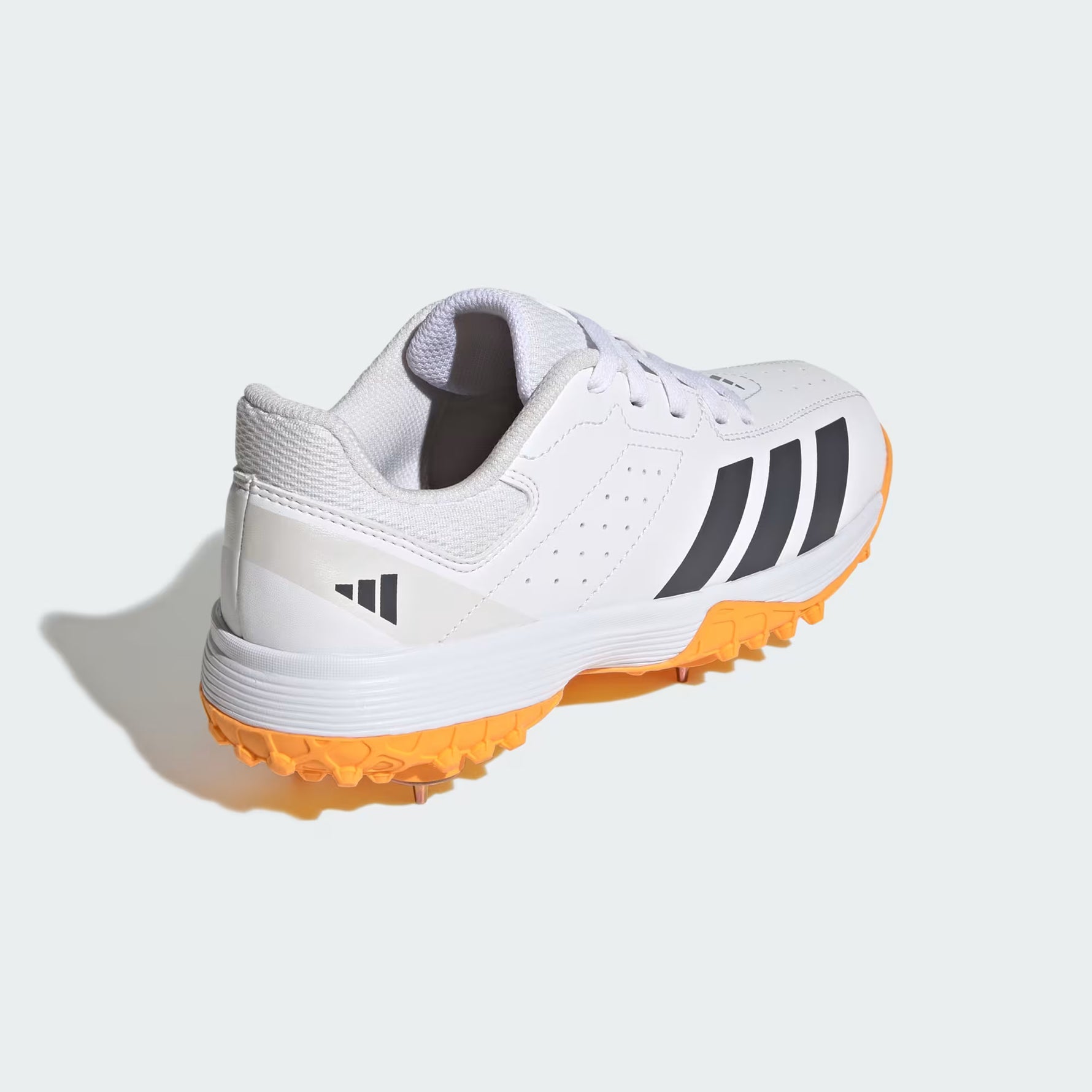 Adidas Howzat Junior Spike KH8339 Cricket Shoes 2026 – White/Onix/Tangerine