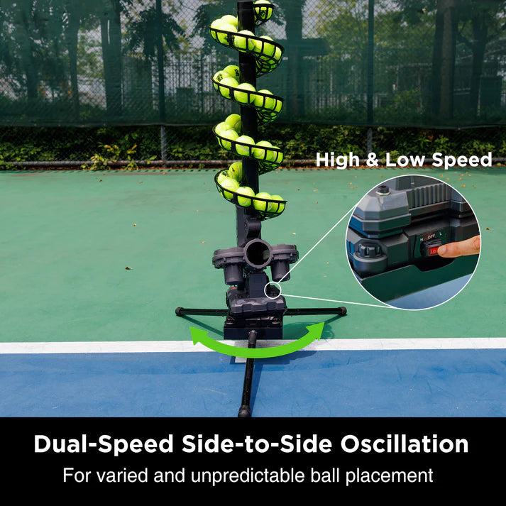 Hitman 45 FB-3807 Tennis Pitching Swivel Machine