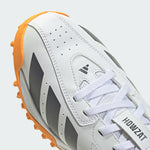 Adidas Howzat Rubber JQ8547 Cricket Shoes 2026 – White/Aurora Onix/Lucid Tangerine