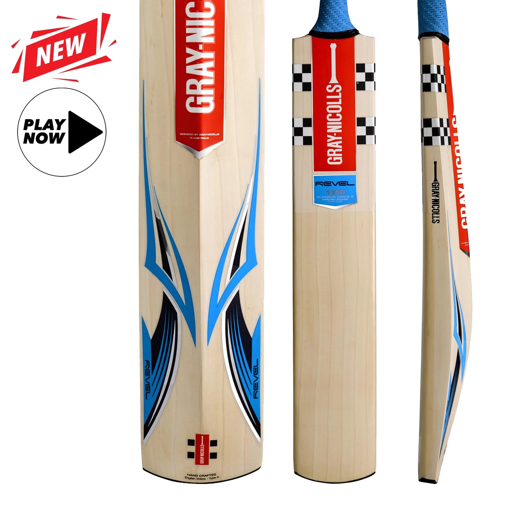 Gray Nicolls Revel 1350 Play Now Adult Cricket Bat