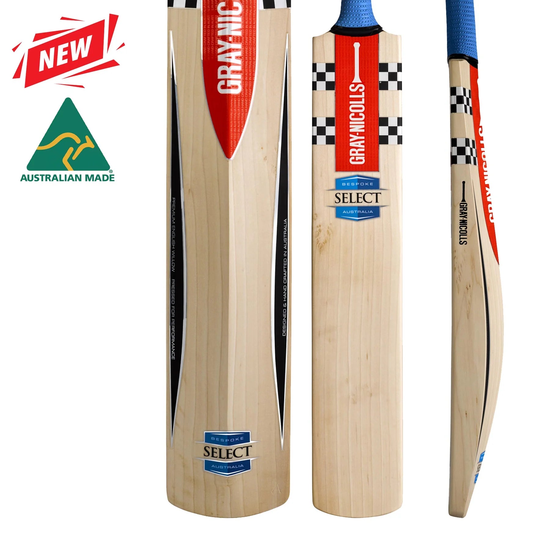 Gray-Nicolls Select Adult Cricket Bat – Australian Made English Willow