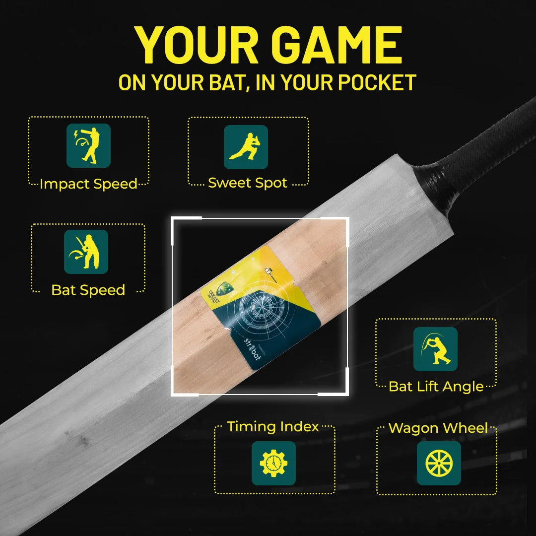 Str8bat Cricket Bat Sensor – Smart Cricket Batting Analysis Sensor