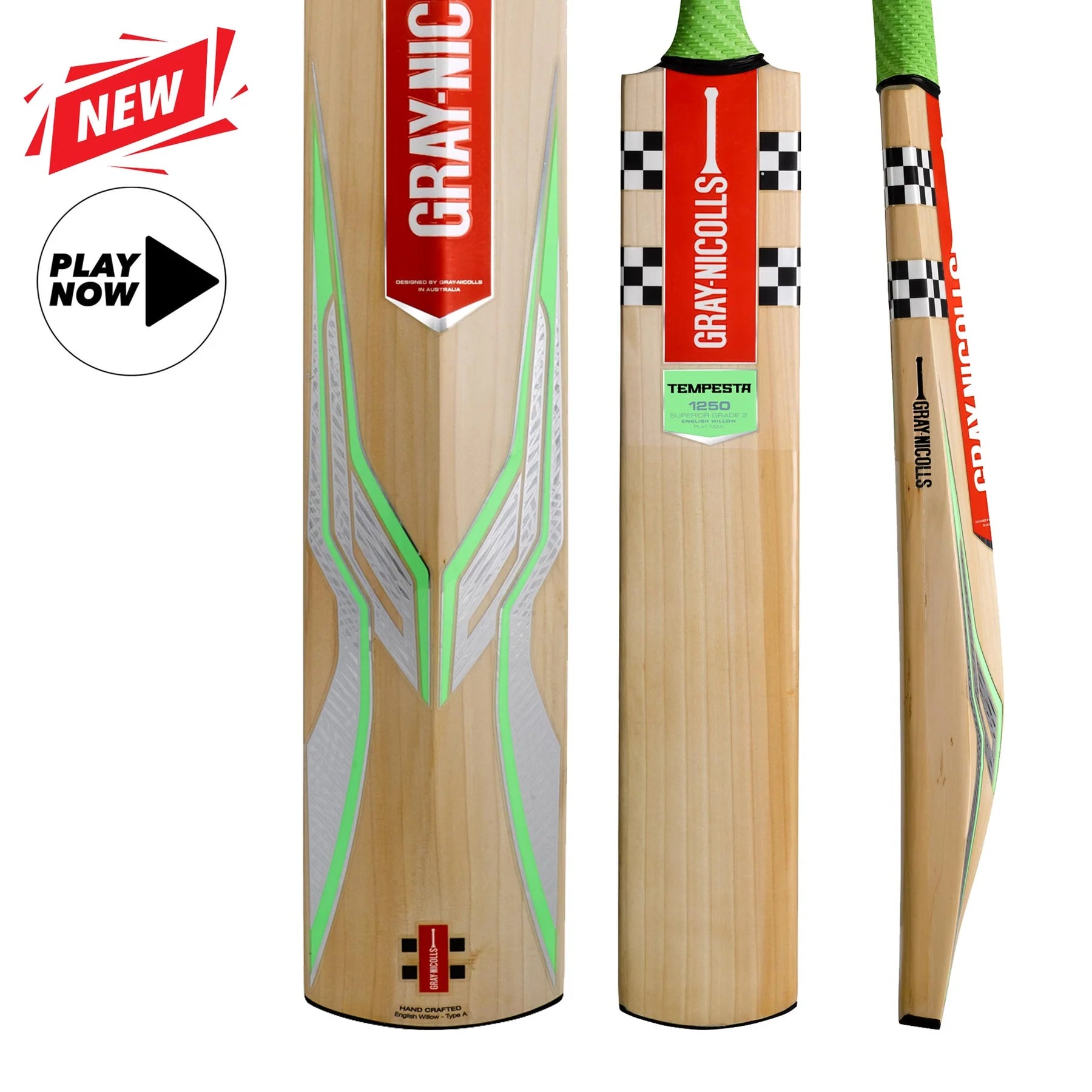 Gray Nicolls Tempesta 1250 Play Now Junior Cricket Bat