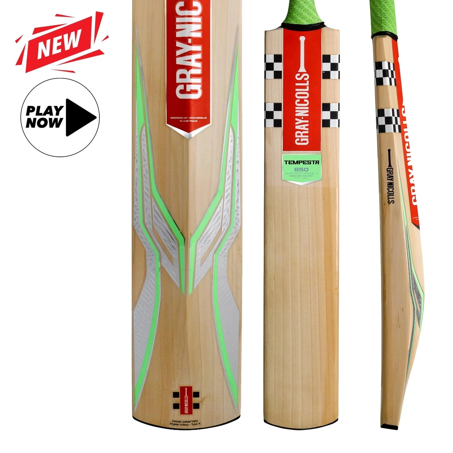 Gray Nicolls Tempesta 850 Play Now Adult Cricket Bat
