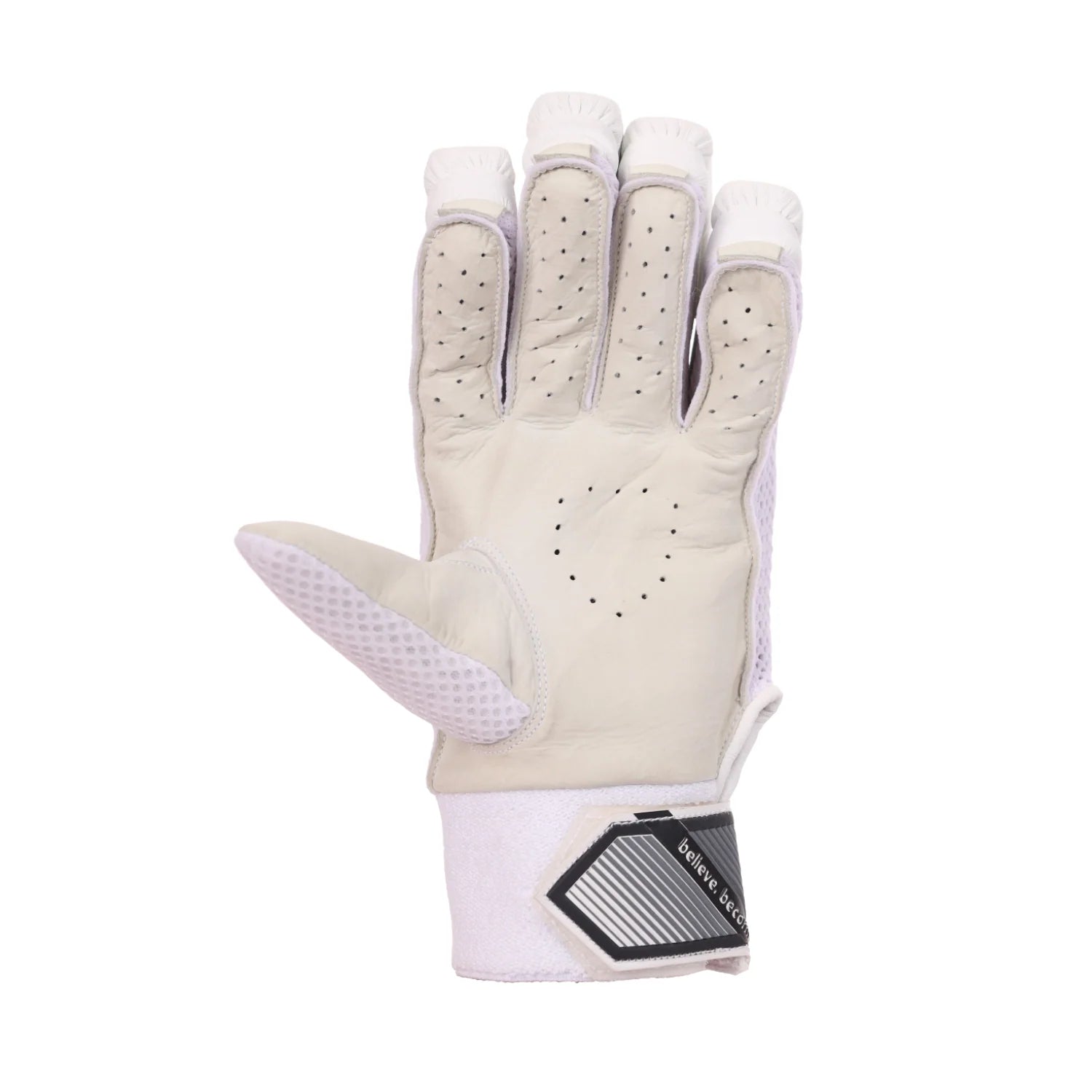 SG Litevate White Adults Cricket Batting Gloves