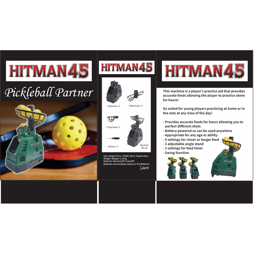 Hitman 45 Pickleball Practice Partner