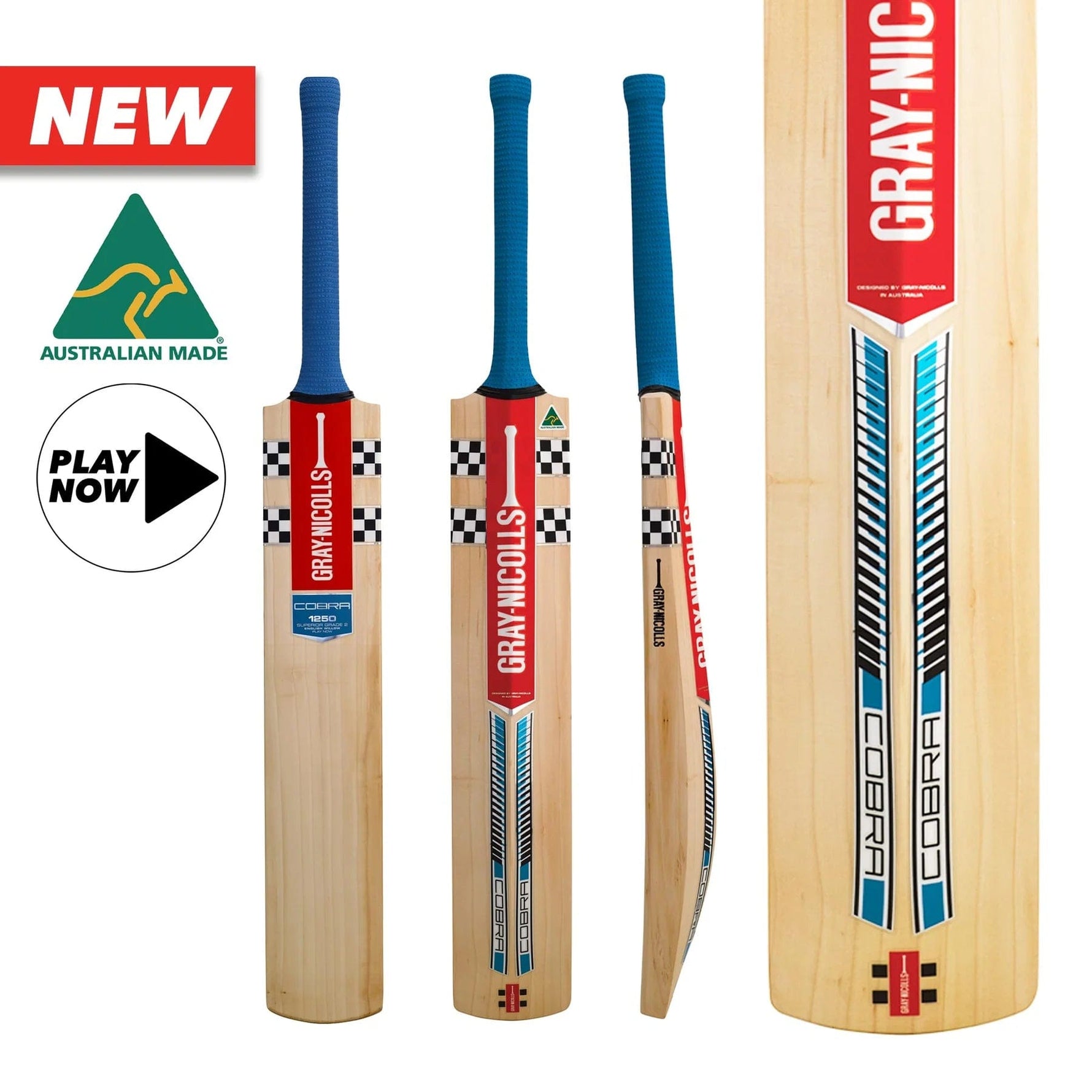 Gray Nicolls Cricket Bats SH Gray Nicolls Cobra 1250 Adult Cricket Bat