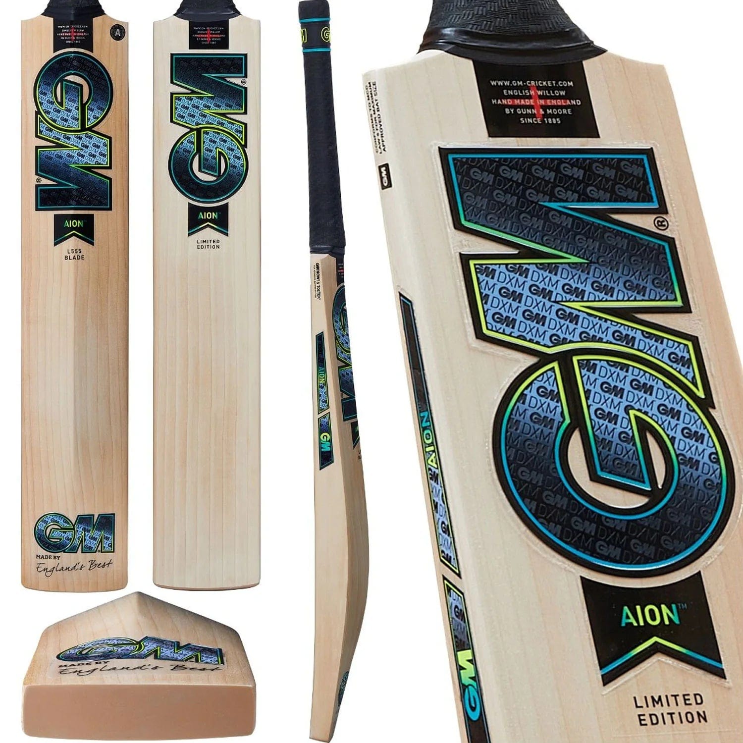 Gunn & Moore Cricket Bats Short Handle GM AION DXM 606 Adult Cricket Bat