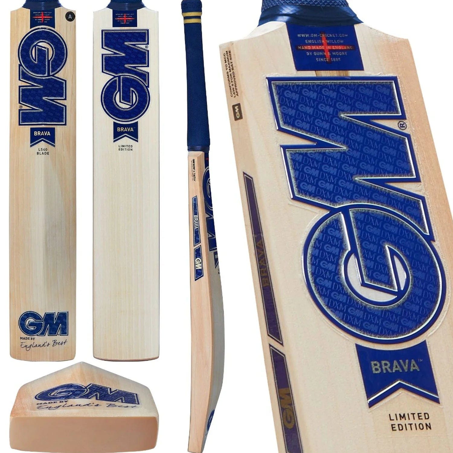 Gunn & Moore Cricket Bats Short Handle GM Brava DXM 606 Adult Cricket Bat