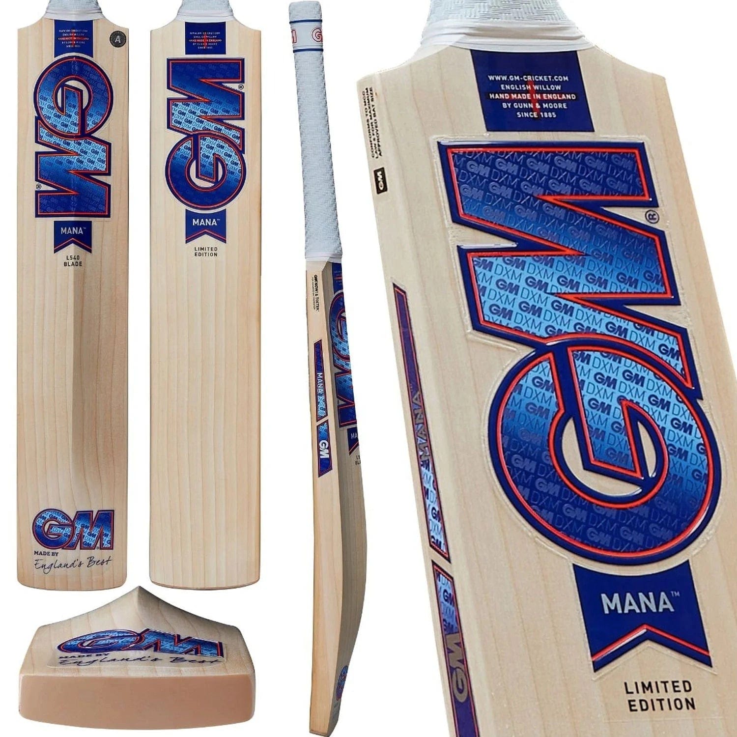 Gunn & Moore Cricket Bats Short Handle GM Mana DXM 606 Adult Cricket Bat