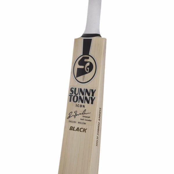 SG Cricket Bats Short Handle SG Sunny Tonny Icon Black Senior Cricket Bat