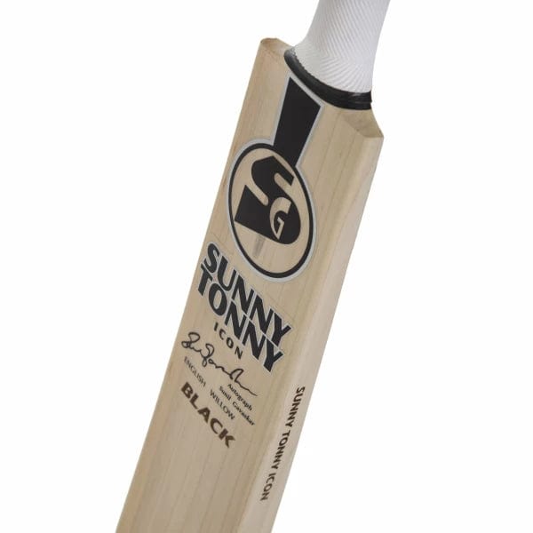 SG Cricket Bats Short Handle SG Sunny Tonny Icon Black Senior Cricket Bat