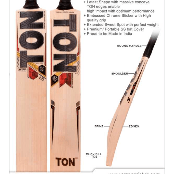 SS Cricket Bats SH TON Legend English Willow Cricket Bat